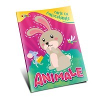 Carte cu autocolante - Animale